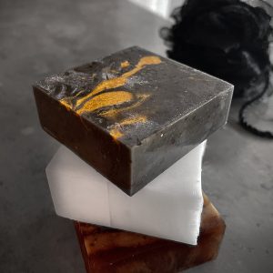 3 Ritual Soaps: Obsidian + Selenite + Coffee Spirit - Image 5