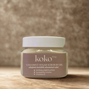 KOKO: kokosų šveitiklis| Coconut sugar scrub - Image 1