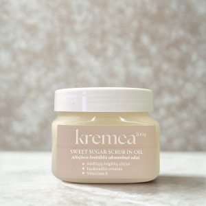KREMEA: cukraus šveitiklis | Sugar scrub in oil - Image 1